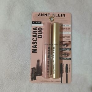 Anne Klein Lengthening Volumizing Mascara Duo Jet Black 0.14 fl oz Each